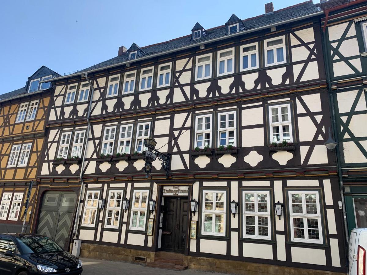 Hotel Goldene Krone Goslar Exterior foto